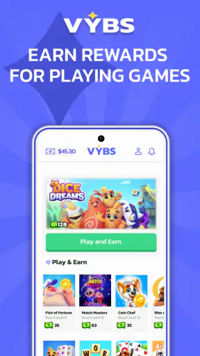 VYBS: Play & Earn Rewards screenshot 2