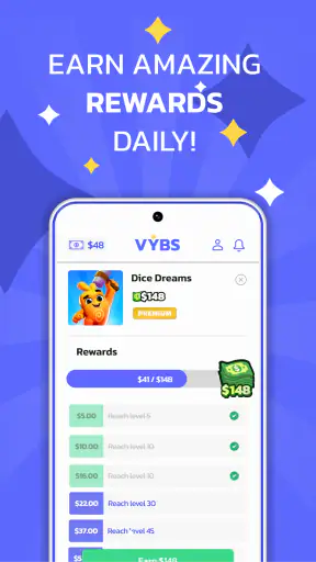 VYBS: Play & Earn Rewards screenshot 3