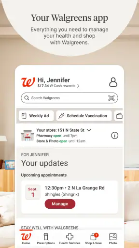 Walgreens screenshot 1