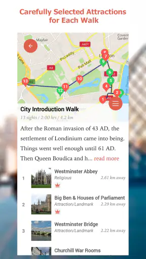 Washington D.C. Map and Walks screenshot 2