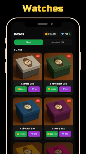 WatchBox: Watch Collector Game screenshot 3