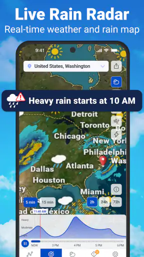 Weather & Rain Radar Forecast screenshot 1