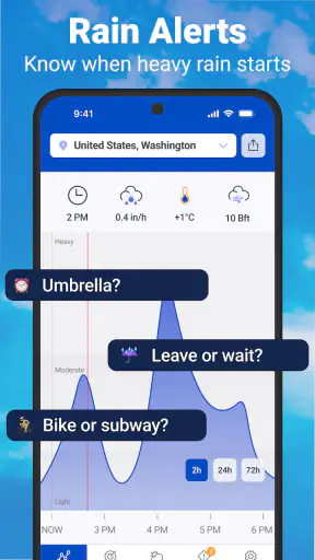 Weather & Rain Radar Forecast screenshot 2