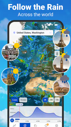 Weather & Rain Radar Forecast screenshot 6