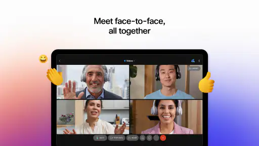 Webex Meetings screenshot