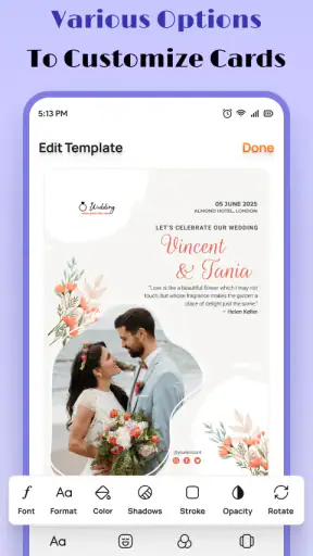 Wedding Invitation Maker App screenshot 2