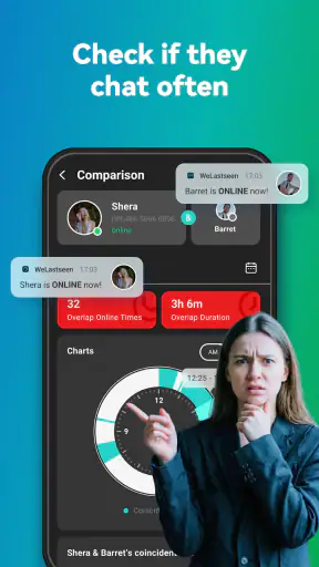 WeLastseen: Chat App tracker screenshot 5