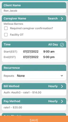 WellSky Personal Care screenshot 9