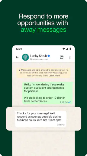 WhatsApp Business screenshot 12