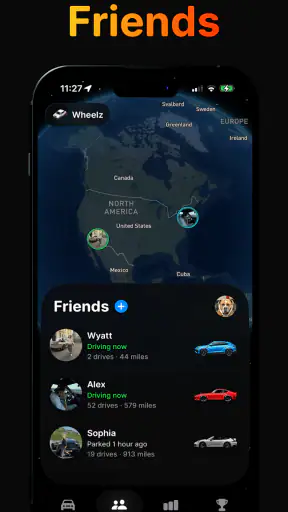 Wheelz - Social Drive Tracker screenshot 3