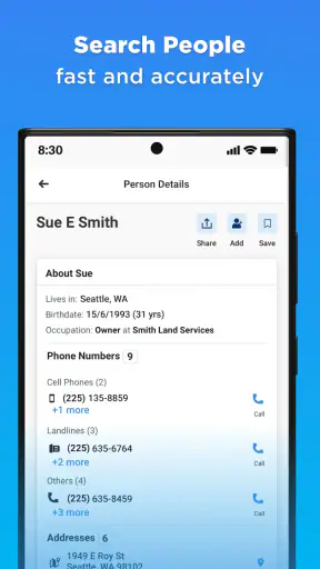 Whitepages Search, Find People screenshot 10