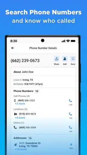 Whitepages Search, Find People screenshot 3