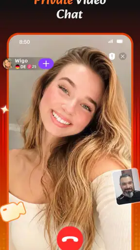 Wigo Live-Live Video Chat screenshot 1