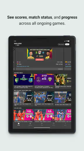Willow - Watch Live Cricket screenshot 7