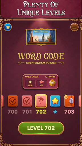 Word Code - Cryptogram Puzzle screenshot 3