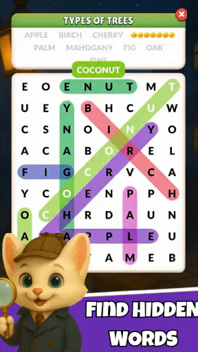 Word Search Meow - Cat Puzzle screenshot 12