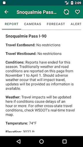 WSDOT screenshot 5