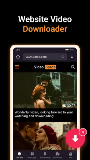 X Downloader & Video Player screenshot 1