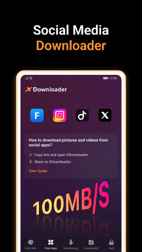 X Downloader & Video Player screenshot 2