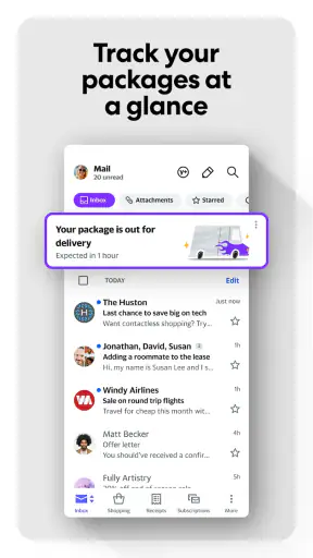 Yahoo Mail screenshot