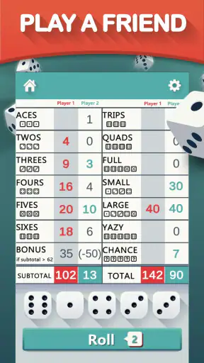 Yazy the yatzy dice game screenshot 4