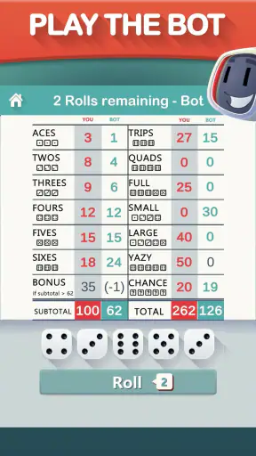 Yazy the yatzy dice game screenshot 7