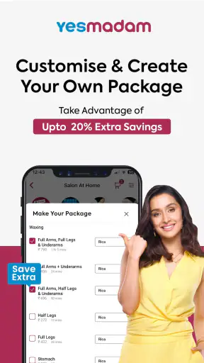 YesMadam Salon & Spa at Home screenshot 4