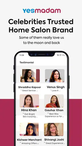 YesMadam Salon & Spa at Home screenshot 8