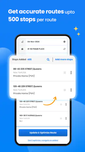 Zeo Fast Multi Stop Route Plan screenshot 5