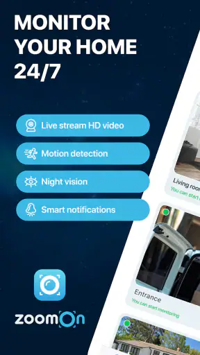 ZoomOn Home Security Camera screenshot 1