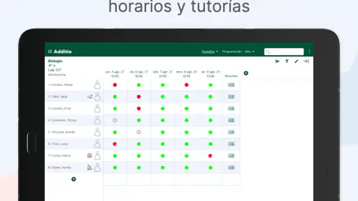 Additio App para profesores screenshot 12