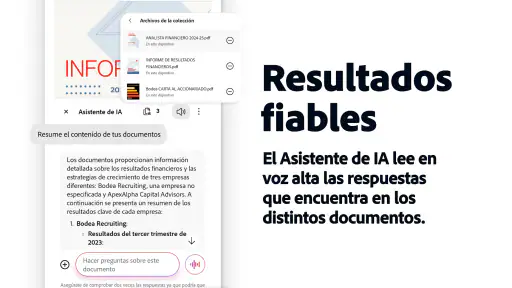 Adobe Acrobat Reader para PDF screenshot