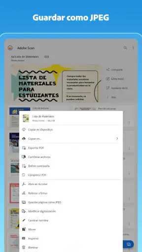 Adobe Scan: Escáner de PDF, IA screenshot 12