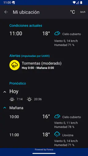 Alarma de Lluvia (Rain Alarm) screenshot