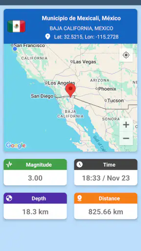 Alertas Sísmicas y Rastreador screenshot 2