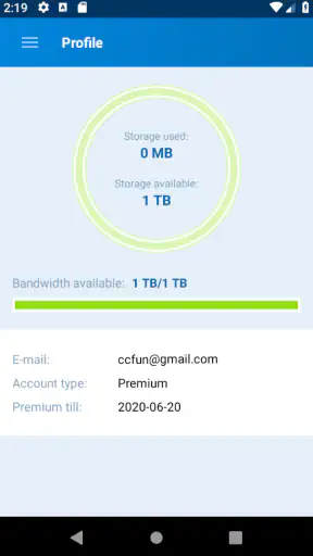 Alfafile.net File Manager screenshot 1