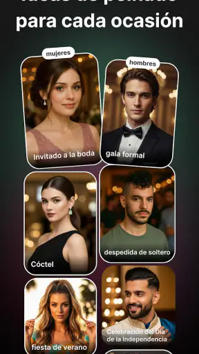 IA Peinados:Pelo, Color, Barba screenshot 10