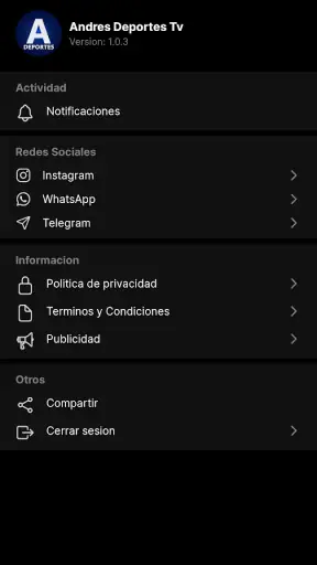 Andrés Deportes screenshot 3