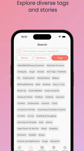 AO3 FanFic Reader - unofficial screenshot 3