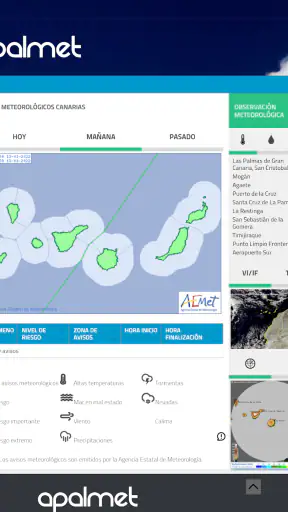 Apalmet - Meteorología Canaria screenshot 10