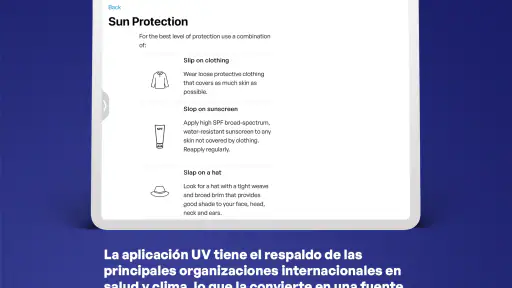 Aplicación SunSmart Global UV screenshot 10
