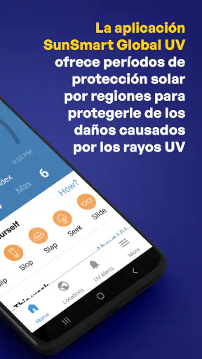 Aplicación SunSmart Global UV screenshot 2