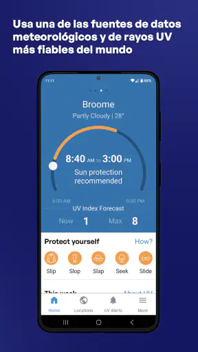 Aplicación SunSmart Global UV screenshot 4