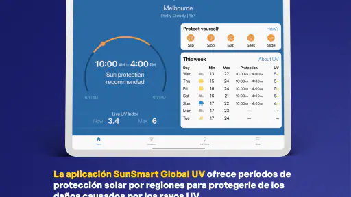 Aplicación SunSmart Global UV screenshot 7