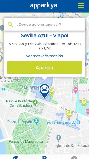 Apparkya Parquímetro y parking screenshot 4