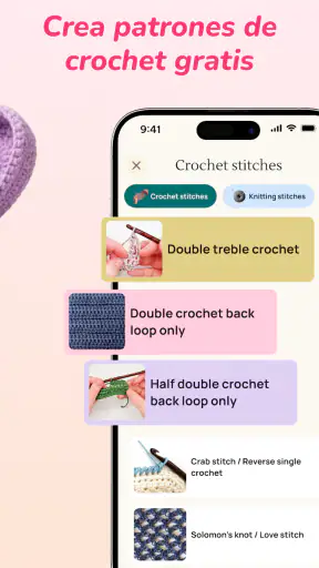 Aprende Crochet: Patrones screenshot 2