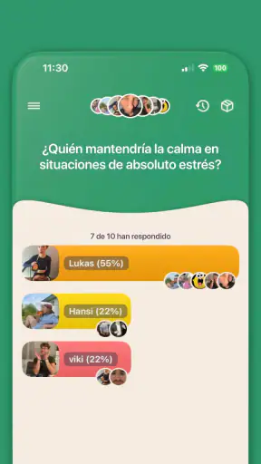 askUs: ¿Quién es más probable? screenshot