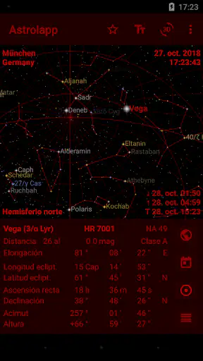 Astrolapp mapa de estrellas screenshot 4