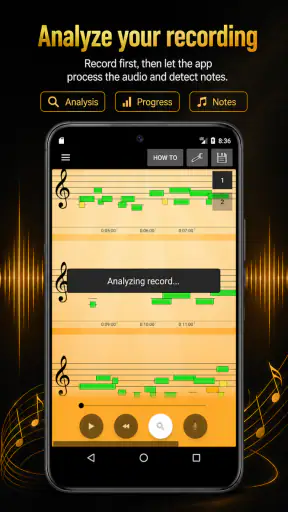 Audio a Partitura y MIDI screenshot 4