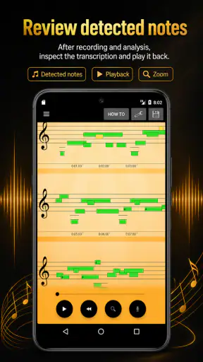 Audio a Partitura y MIDI screenshot 5